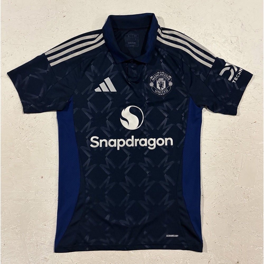 MANCHESTER UNITED 2024/2025 FOOTBALL SHIRT JERSEY AWAY‎ ADIDAS ORIGINAL SIZE S